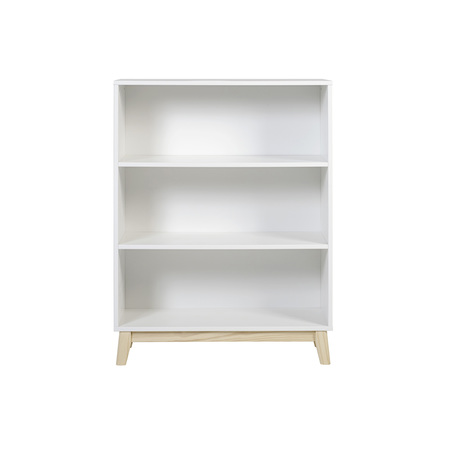 ALATERRE FURNITURE MOD 48"H Tall 3-Shelf Bookcase AJMD0520WH